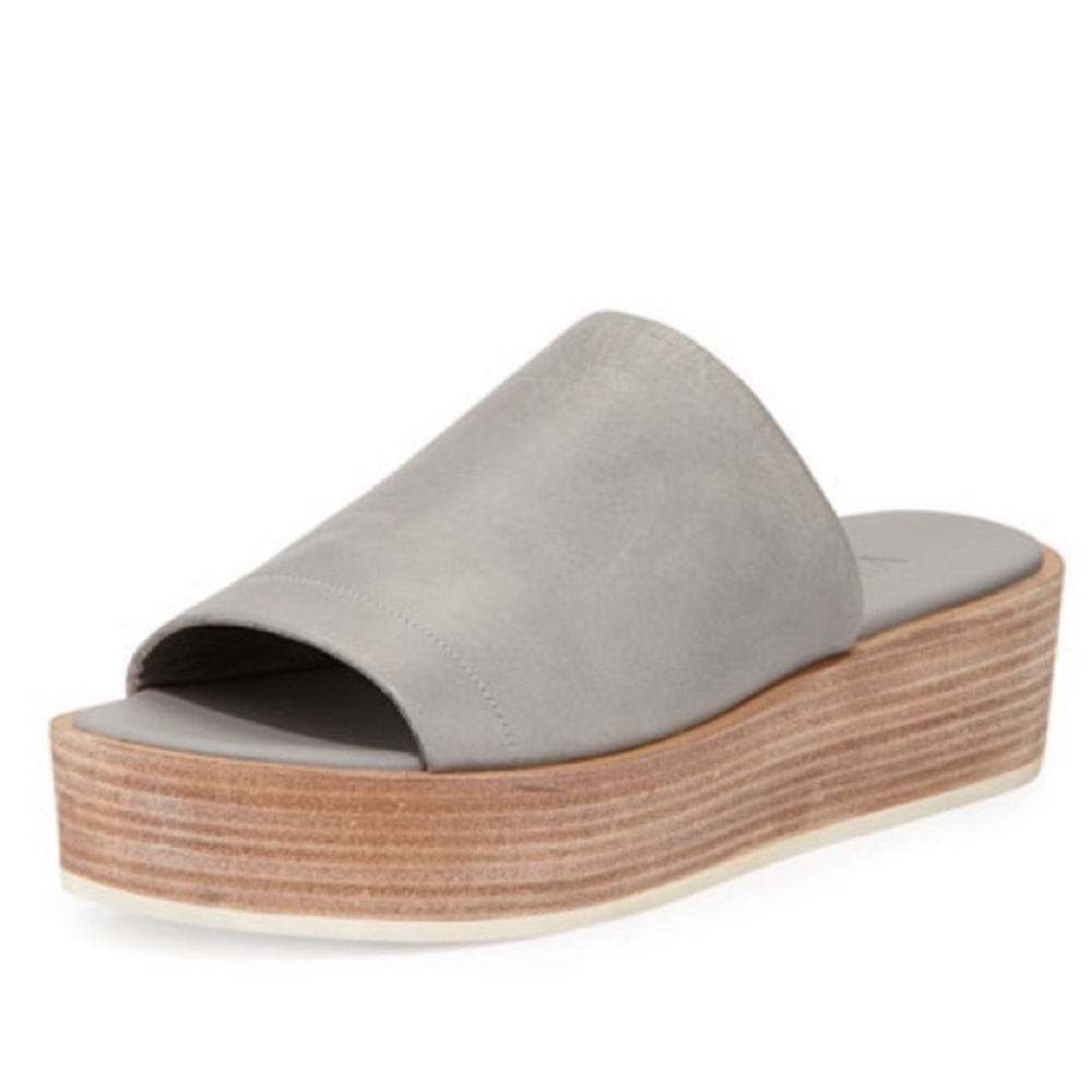 Vince Saskia Platform Wedge Sandal, Truffle